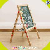 2017 Wholesale New Products Kids Wooden Blackboard Easel Best Sale Children Wooden Blackboard Easel W12B107 thumbnail-5
