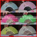 Best Gift Ladies Foldable Bamboo Fan thumbnail-1