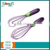 Baking Tools Stainless Steel Silicone Non-slip Grip Manually Hand Mixer Blender thumbnail-1