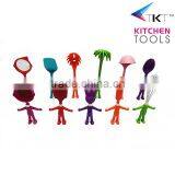 Silicone Cute Human Shape Kitchen Utensil Kitchenware Set Kid's Kitchen Utensil Set thumbnail-2