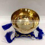 High Quality Meditation Bright Color Tibetan Handmade Singing Bowl thumbnail-1