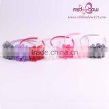 Wholesale Cheap Baby Headband Handmade Organza Fabric Flower Headband thumbnail-1