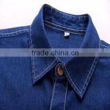 Washed Mens Casual Jeans Dress Shirt,casual Clothes 2015 Summer Trend Tshirt,jeans Men Shirt thumbnail-5