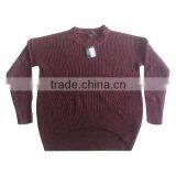 Ladies Long Sleeve Curved Hem Crew Neck Sweater (Garment Stock Lots/Apparel Stock/stocklots/Garment Apparel From Bangladesh) thumbnail-6