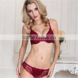 Mature Women Stylish Lace Underwire Bra and Panty Set thumbnail-4