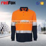 Net Round Neck Safety Yellow T-shirts Sleeves Car Safety Yellow T-shirts Safety Road T-shirt thumbnail-2