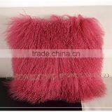 CX-D-04G New Fashion Genuine Mongolian Sheep Fur Latest Design Cushion Cover thumbnail-6