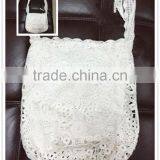 2015 New Design 100% Cotton Handmade Fashion Embroidered Luxury Crochet Handmade Shoulder Bag thumbnail-2