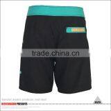 Contrast Waistband Trending Cheap Black Shorts With Custom Logo Sublimation thumbnail-5