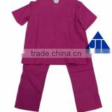 hospital standard unisex scrub uniform/clinic scrub set
