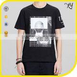 2017 Hot Sale Promotion Black Hip Hop t Shirts Printing thumbnail-1