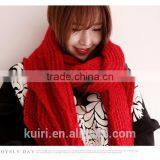 2016 Hot Sales Europe Style Yarn Scarf Female Winter Lovers Long Design Thickening Winter Thermal Knitted Solid Color Male thumbnail-2
