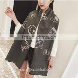 Sweet Style Plush Thickening Warm Scarf Curling Imitation Cashmere Shawl 2016 Hot Sale thumbnail-3