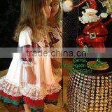 Girls Classic Long Sleeved Plaid Vintage Lace Embellished Nightgown Baby Christmas Sleepwear thumbnail-2