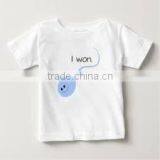 Printed Hot Sale 100% Cotton Round Neck Style Newborn Baby T-shirt Clothes thumbnail-1