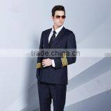 Solid Color Pattern and Anti-Shrink ,bespoke Logo ,Plus Size Feature Airline Uniforms thumbnail-3