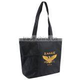 Slant Pocket Tote Bag - Features a Full Top Zipper Closure, Side Mesh Pocket and Comes With Your Logo. thumbnail-4