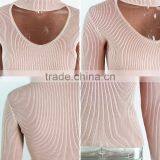 Elegant Halter Knitted Sweater Autumn Winter White Short Pullover Women Tops Slim v Neck Black Jumper Casual Pull Femme thumbnail-5
