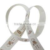 Labels Handmade DIY Craft Off-white & Light Brown Ribbon Girl Doll Pattern Christmas Cotton Fabric Sewing Ribbon thumbnail-1