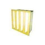 High Performance Industry Medium Filter, Industrial Air Filters With Stainless Steel / Wood Frame thumbnail-1