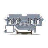 24 - 16 AWG 4 Conductor Through Spring Terminal Block Side - Marked