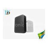 Rectangle White 7200mAh PVC Smart USB Portable Power Bank DC 5V/1A