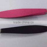 Min Slanted Eyebrow Tweezers/ Top Quality Tweezers in Black & Pink Color