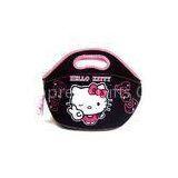 Hello Kitty Cute Neoprene Lunch Tote / Lunchbox with Handle and Zipper