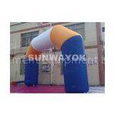 air tight version 12 x 6mH inflatable arch , inflatable start finish arch For sport games