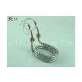 Energy Efficient Copper Heating Element For Gas Heater , Brass Flange
