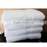 Wholesale 100% Cotton Sateen Boarder Luxury Hotel Towels Solid Color Dyed Bath Linen thumbnail-1