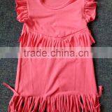 Boya Child Fancy Wears Short Sleevele Children Baby Lovely Yellow Dress Baby Dress New Style Design thumbnail-3