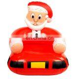 Inflatable christmas Santa Claus sofa chair for kids