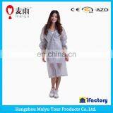 Long Pvc Transparent Waterproof Jacket Rain Jacket thumbnail-3