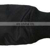 Custom Nylon Plain Black Flight Bomber Jacket Mens With Patches thumbnail-6