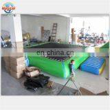 Square Inflatable Water Toy Inflatable Water Jumper Trampoline Combo