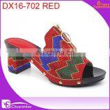 Wholesale Italian Ladies Shoes Ladies High Heel Shoes Ladies Slipper With Stones thumbnail-4