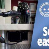 DYH-1606 Retractable Cable Reel Tangle Free Cord Retractor for Hair Dryer, Hair Salon thumbnail-5