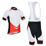 Wholesale Custom Quick Dry Cycling Jersey Wear Men's Sports Short Sleeve Sets thumbnail-3