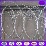 450mm Coil Diameter BTO-22 Razor Wire Flat Wrap Coils On Fence Top thumbnail-2