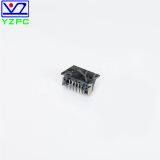 SLIM 15pin Female Right Angle PCB BOARD +CAP Computer Connector Slective Gold Plating CL=3.5mm thumbnail-4