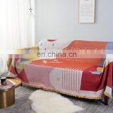 RAWHOUSE Jacquard Throws Nordic Design Cotton Woven Blanket Fringe Blanket Home Decoration thumbnail-2