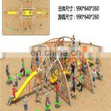 EU Standard Physical Training Series Baihe Outside Outdoor Plastic Slides Playground Guaranteed Quality thumbnail-2