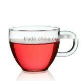 Glass Tea Cup Mug Heat-resistance 50ml Kung fu Tea Cups Tea Set