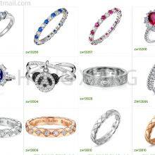 Brand Jewelry Style Fashion S925 Diamond Ring Set thumbnail-5