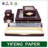 Fashion Luxury Antique Cardboard Jewelry Box for Ring Necklace Bracelet Set Earring Wholesale Packing and Printing thumbnail-6