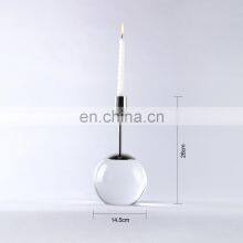 High End Globe Crystal Interior Home Decor Wedding Centerpieces Gift Crafts CandleSticks thumbnail-4