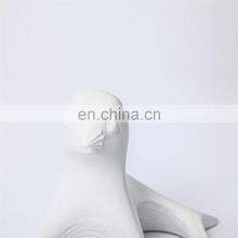 Black White Ceramic Seal Dog Animal Sculpture Home Bedroom Decor Accessories thumbnail-4
