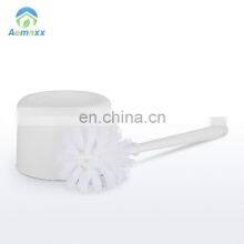 Best Price Simple Plastic PP Toilet Brush Black White Bathroom Toilet Brush Holder Simple Design Toilet Brush Bathroom thumbnail-2