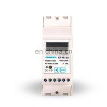 7+1 Bit LCD Display Single Phase Smart DIN Rail 35mm Digital Energy Meter Dual Tariff Energy Meter thumbnail-4